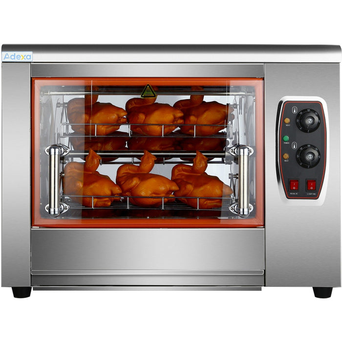 B Grade Professional Chicken Rotisserie Oven Electric 4 Baskets 8 12 Chickens | Hej266 B Grade Makfry