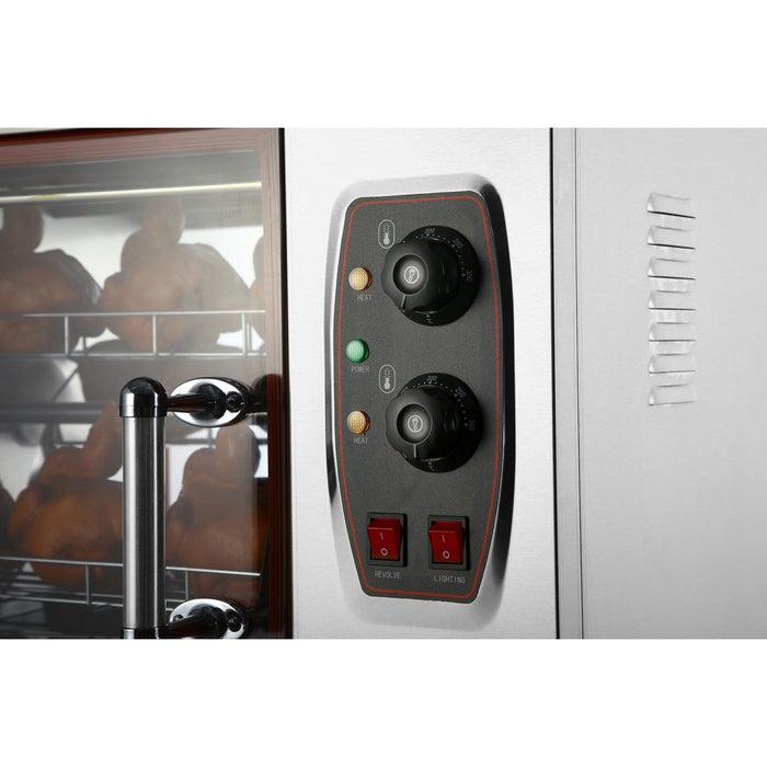 B Grade Professional Chicken Rotisserie Oven Electric 4 Baskets 8 12 Chickens | Hej266 B Grade Makfry