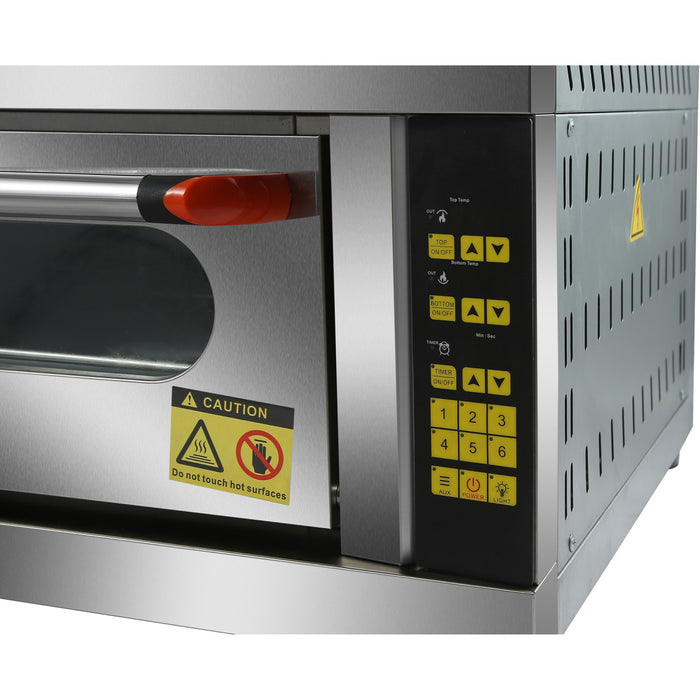 Commercial Electric Bakery Oven with Chamber Size 860x640x220mm 7kW |  HEO12Q