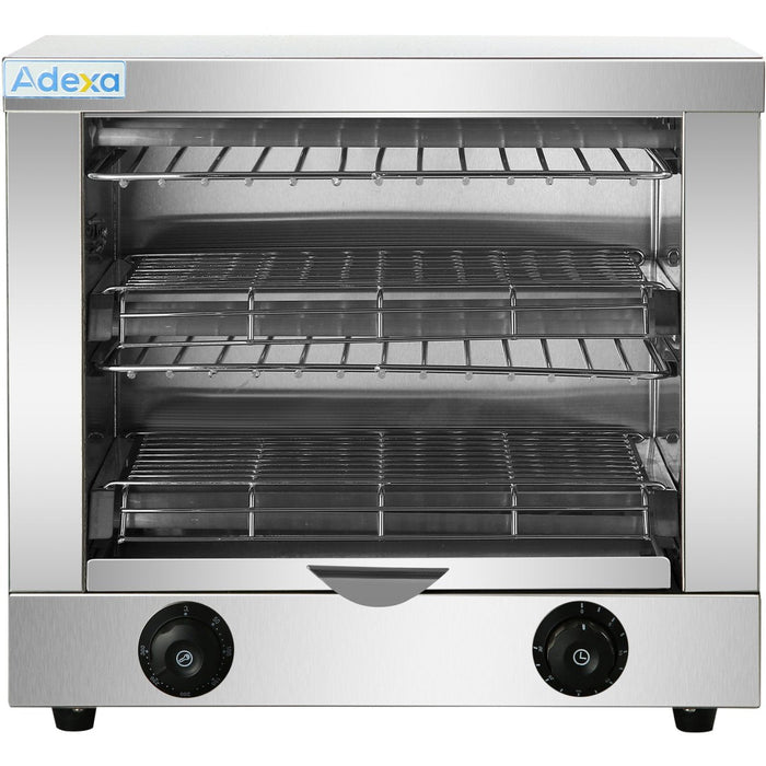 Commercial Double Toaster/Salamander 3150 W | Hes360 B Makfry