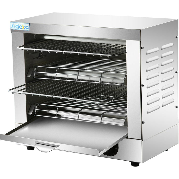 Commercial Double Toaster/Salamander 3150 W | Hes360 B Makfry