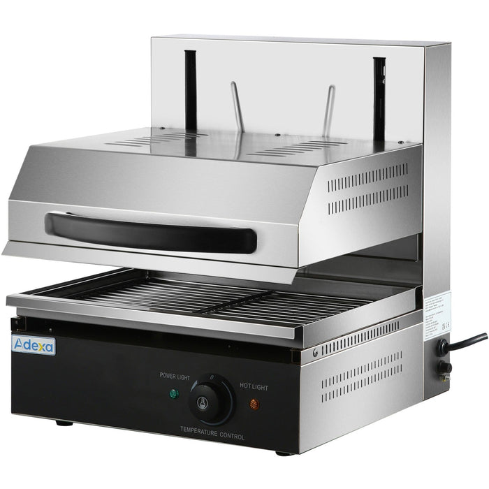 Commercial Lift Salamander Grill 2.8k W 434x314mm Adjustable Height | Hes450 Makfry