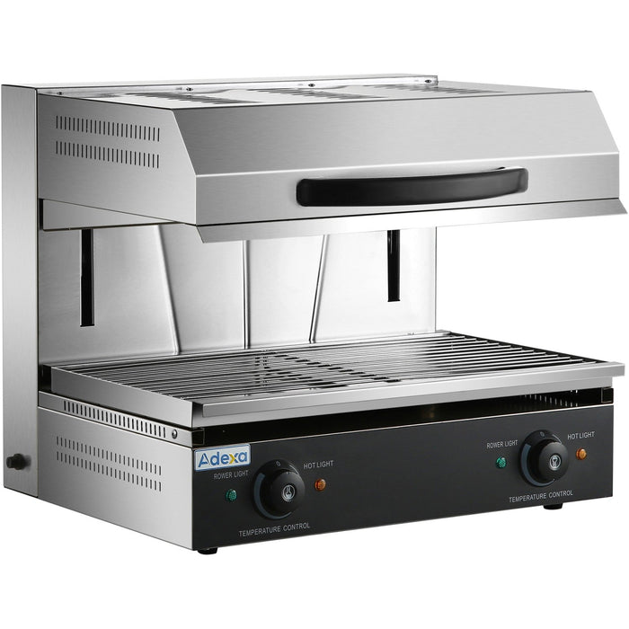 Commercial Lift Salamander Grill 4k W 584x314mm Adjustable Height | Hes600 Makfry