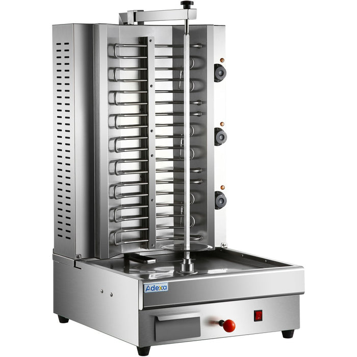 Professional Adjustable Gyros/Kebab grill Electric 3 elements 8kW |  HESE2