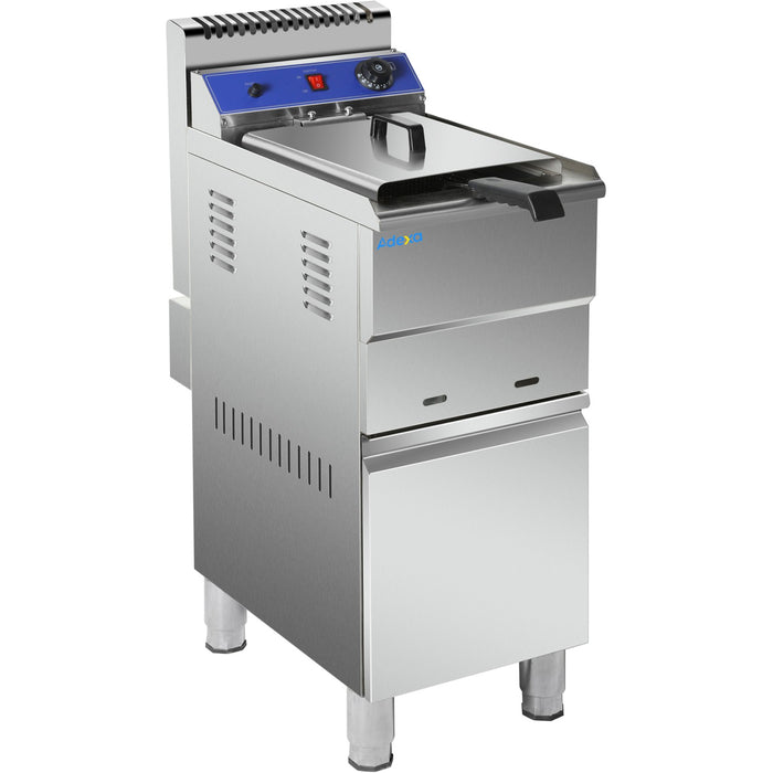 Professional Single Basket Free standing Gas Fryer Single tank 18 litres|  HGF181C