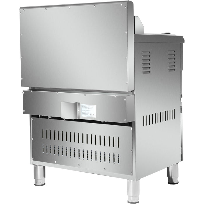 B GRADE Professional Twin Basket Free standing Gas Fryer Twin tank 36 litres|  HGF182C B GRADE