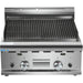 Commercial Gas Lava Rock Grill 2 Zones Countertop | Hgl607 Makfry