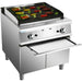 Professional Gas Lava Rock Grill With Cabinet Base 14.4k W 700mm Depth | Hgl707 Makfry