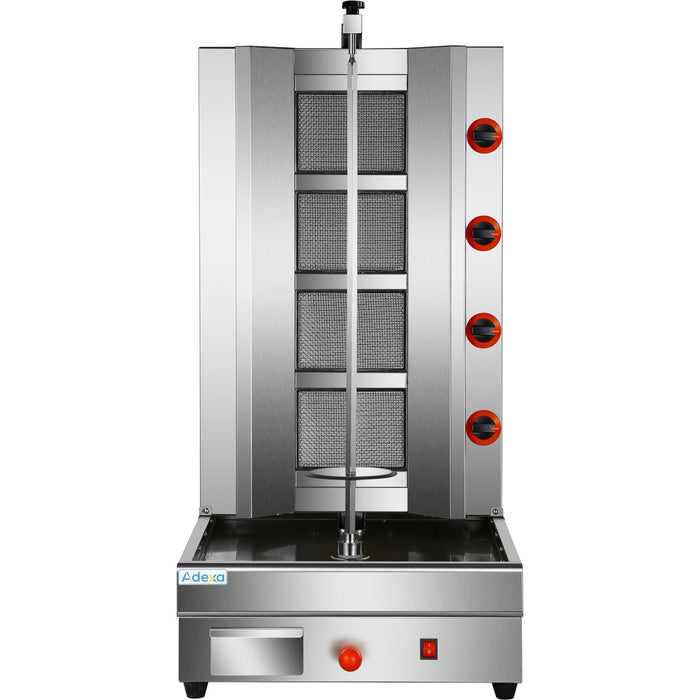 Professional Adjustable Gyros/Kebab grill Gas 4 elements 14.8kW |  HGSR4