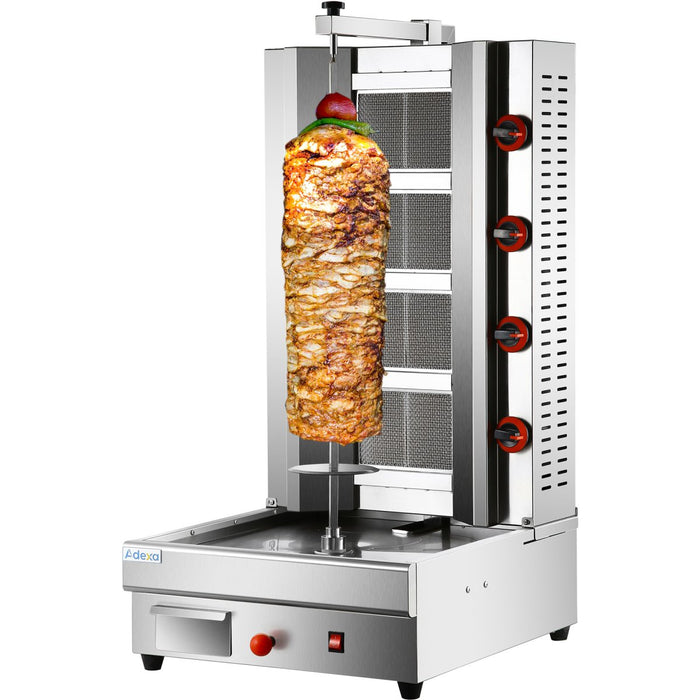 Professional Adjustable Gyros/Kebab grill Gas 4 elements 14.8kW |  HGSR4