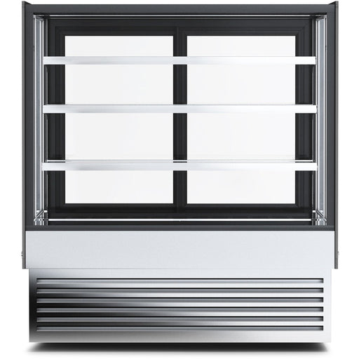 Display Merchandiser Fridge 500 Litres 3 Shelves Black &Amp; Stainless Steel | Hl1200 B3 Makfry