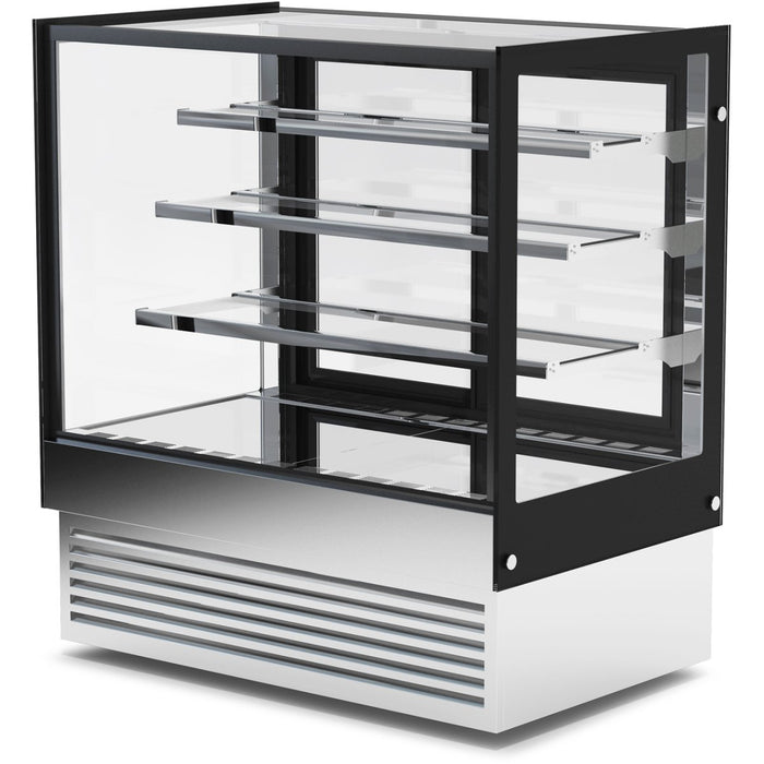 Display Merchandiser Fridge 760 litres with 3 shelves Black & Stainless steel |  HL1800B3