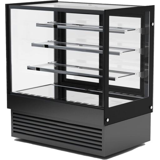 Display Merchandiser Fridge 500 Litres 3 Shelves Black | Hl1200 B3 Black Makfry