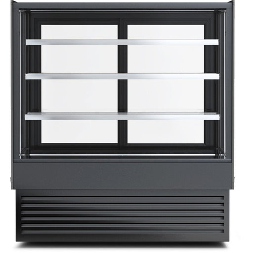 Display Merchandiser Fridge 760 Litres With 3 Shelves Black | Hl1800 B3 Black Makfry