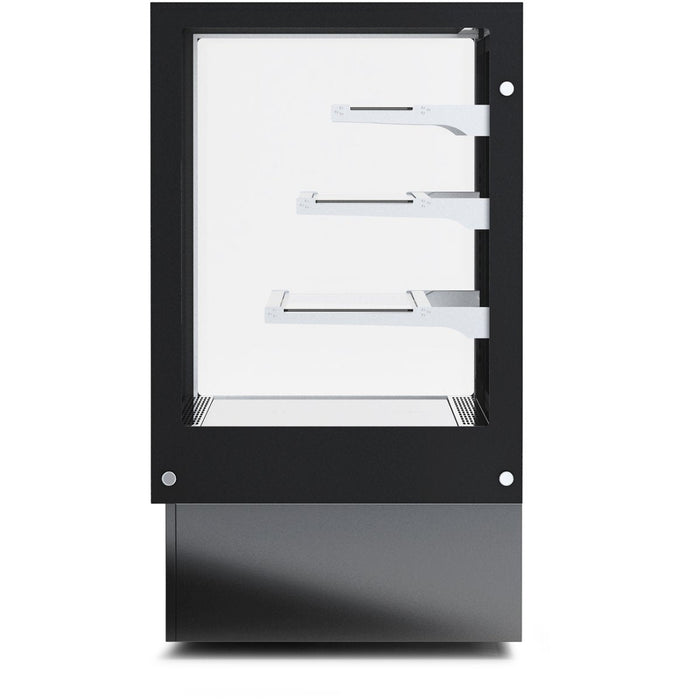 Display Merchandiser Fridge 500 Litres 3 Shelves Black | Hl1200 B3 Black Makfry