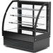 Display Merchandiser Fridge Curved Front 500 Litres 3 Shelves Black | Hl1500 S3 Black Makfry