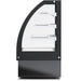 Display Merchandiser Fridge Curved Front 500 Litres 3 Shelves Black | Hl1500 S3 Black Makfry