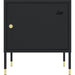 Metal Night Stand 1 Door 450x350x500mm Black |  HMA01B Makfry