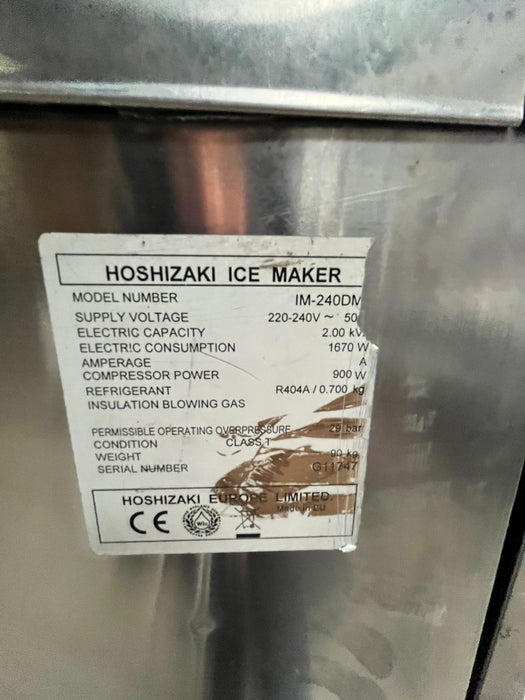 Hoshizaki Ice Machine/Ice Maker IM-240 DM - Refurbished