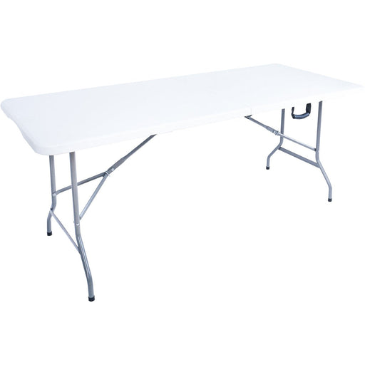 Folding Banquet Catering Table 6ft White 1800x740x735mm |  HQXZ180 Makfry