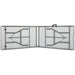 B GRADE Folding Banquet Bench Table 8ft White 2400x760x740mm |  HQZ240 B GRADE Makfry