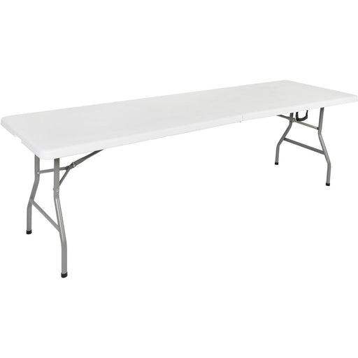 Folding Banquet Bench Table 8ft White 2400x760x740mm |  HQZ240 Makfry