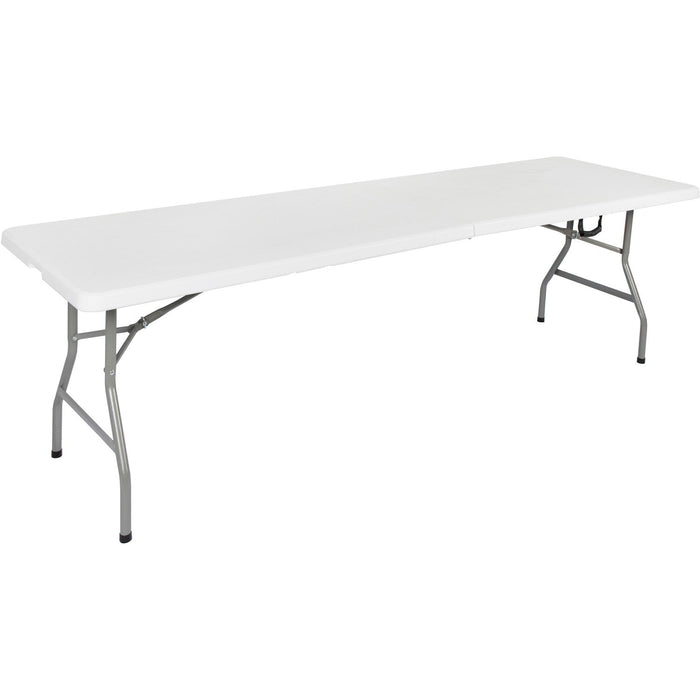 B GRADE Folding Banquet Bench Table 8ft White 2400x760x740mm |  HQZ240 B GRADE Makfry