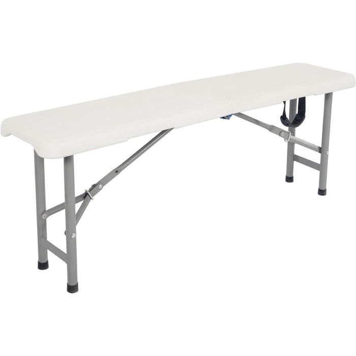 Folding Banquet Bench Table 4ft White 1180x260x420mm |  HQZD118 Makfry