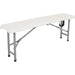 Folding Banquet Bench Table 4ft White 1180x260x420mm |  HQZD118 Makfry