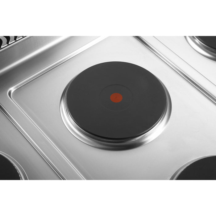 Commercial Electric Cooker 6 Burners With Cabinet Base 6x2k W 700mm Depth |  Hrq762