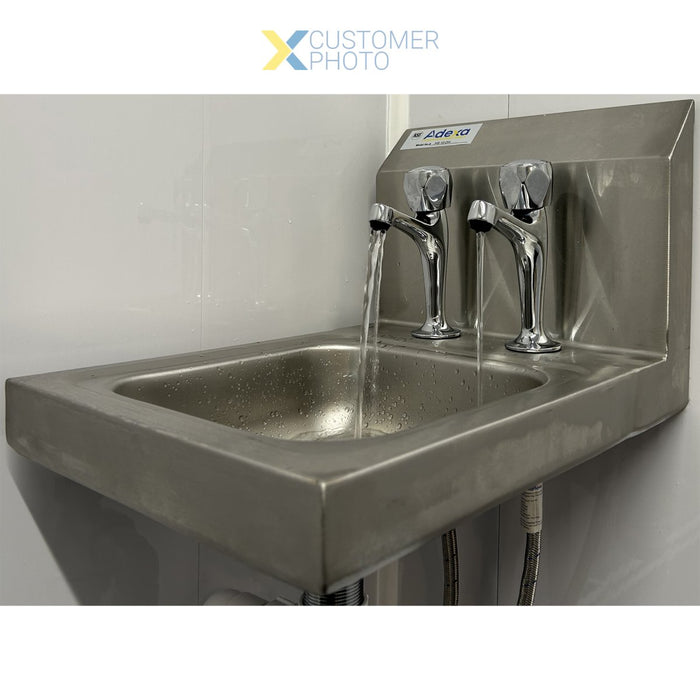 Wall mounted Hand Sink Deck mounted faucet Stainless steel |  HS12DH