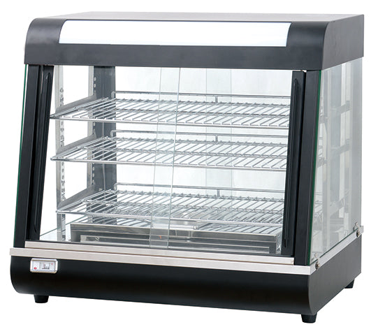 Infernus Black 600mm Heated Display Cabinet Canmac Catering Equipment