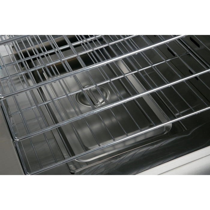 Professional Mobile Food Warming Cabinet With 10 X Gn 1/1capacity 2k W | Hw115 F Makfry