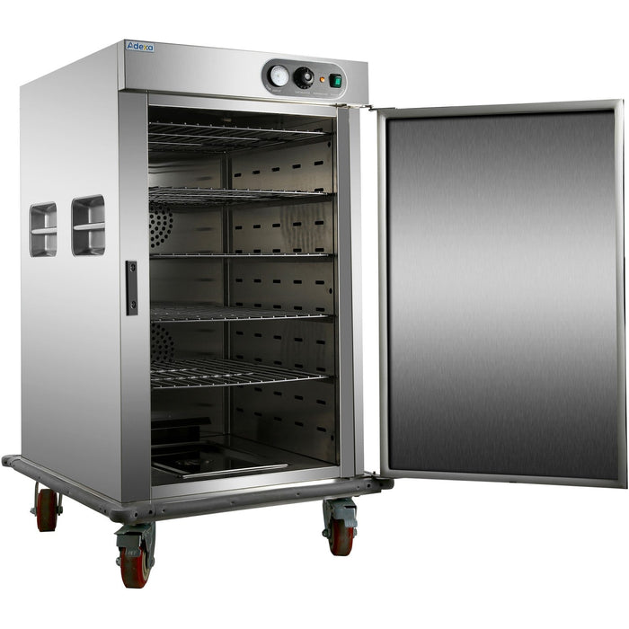 Professional Mobile Food Warming Cabinet With 10 X Gn 1/1capacity 2k W | Hw115 F Makfry