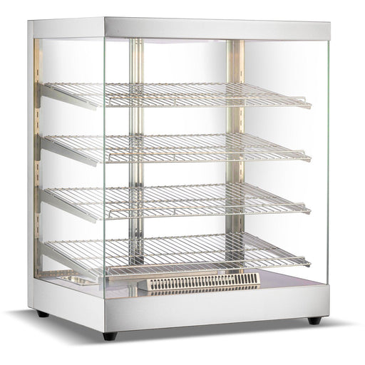 Commercial Heated Display Cabinet 318 Litres Stainless Steel | Hw318 Makfry