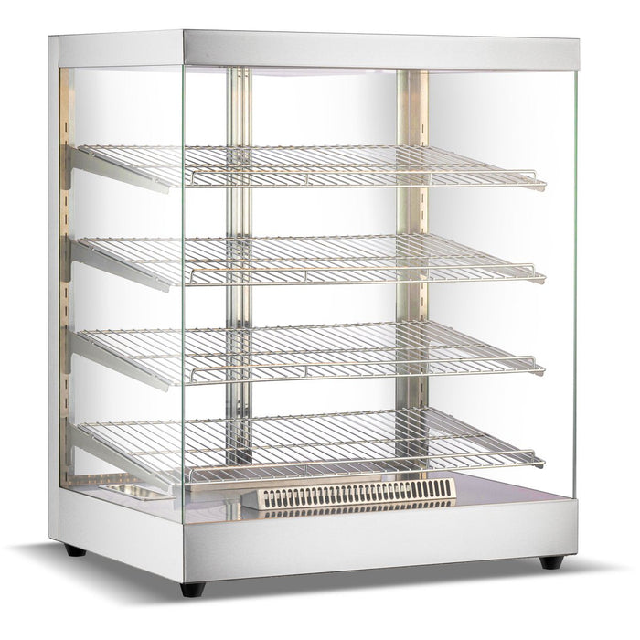 Commercial Heated Display Cabinet 318 Litres Stainless Steel | Hw318 Makfry