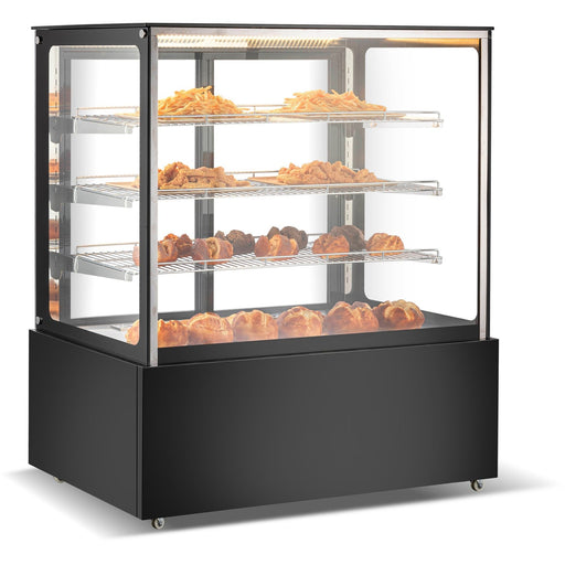 Commercial Heated Display Cabinet 605 Litres Black | Hw371 Black Makfry