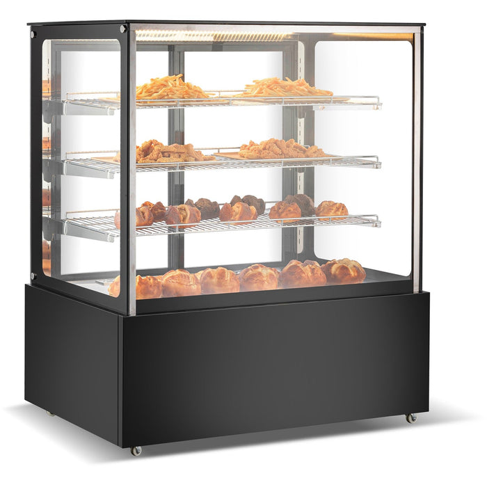 Commercial Heated Display Cabinet 605 Litres Black | Hw371 Black Makfry