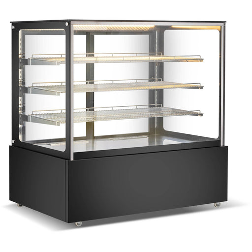 Commercial Heated Display Cabinet 765 Litres Black |  Hw471 Black Makfry