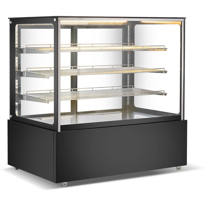 Commercial Heated Display Cabinet 765 Litres Black |  Hw471 Black Makfry