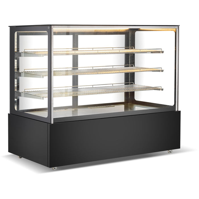 Commercial Heated Display Cabinet 925 Litres Black |  HW571BLACK