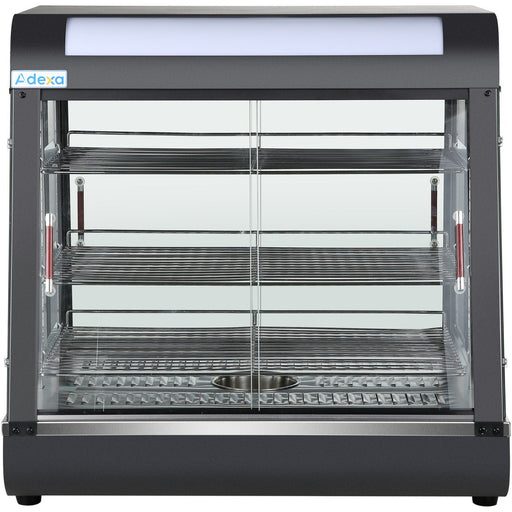 Commercial Heated Showcase Food Warmer 660mm Width Countertop | Hw601 Makfry