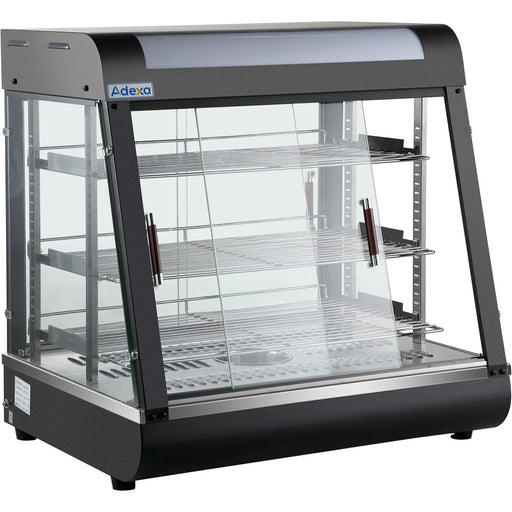 Commercial Heated Showcase Food Warmer 660mm Width Countertop | Hw601 Makfry