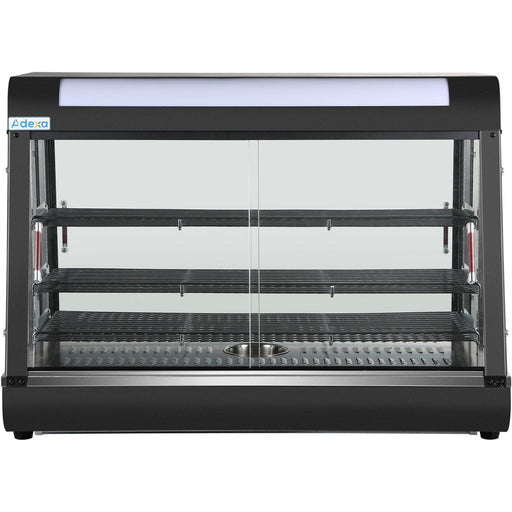 Commercial Heated Showcase Food Warmer 900mm Width Countertop | Hw602 Makfry