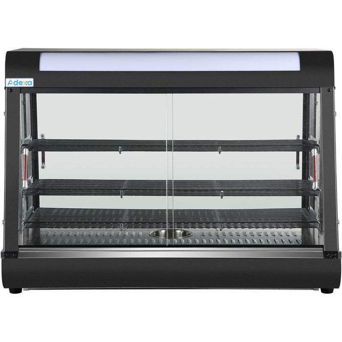 Commercial Heated Showcase Food Warmer 900mm Width Countertop | Hw602 Makfry