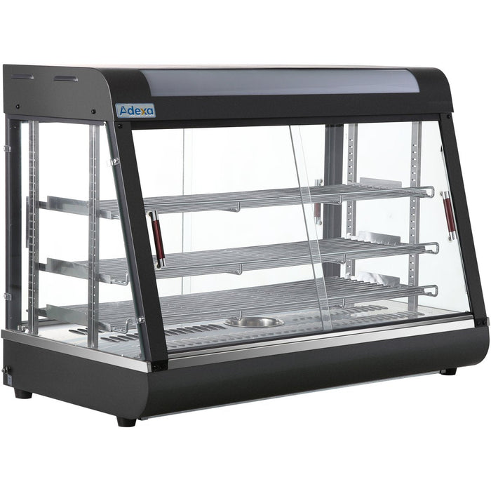 Commercial Heated Showcase Food Warmer 900mm Width Countertop | Hw602 Makfry