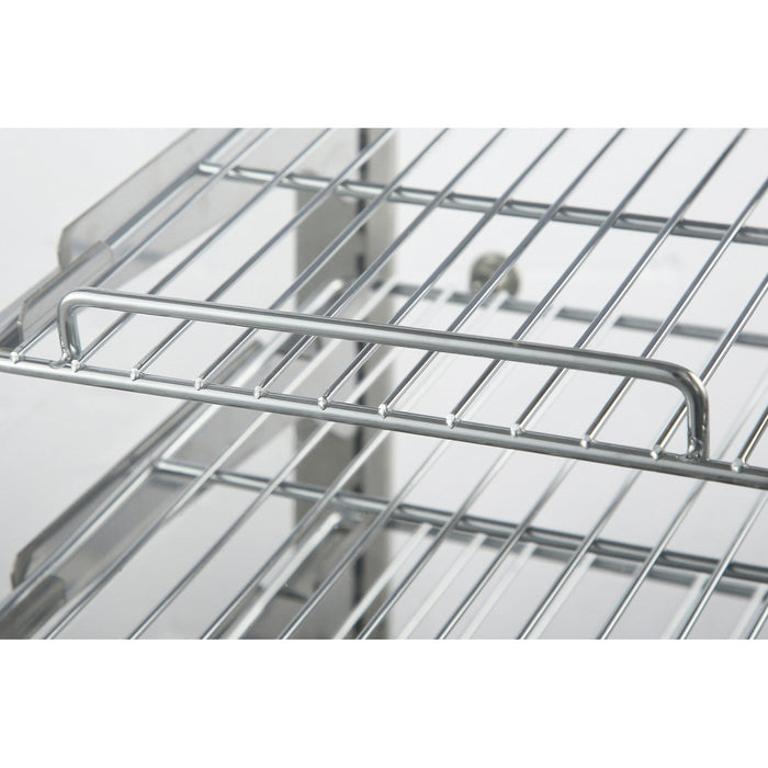 Commercial Hot Display Food Warmer Countertop 3 Shelves 900x455x580mm | Hw863 Makfry