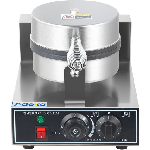 Commercial Waffle maker Single Round |  HWB1 Makfry
