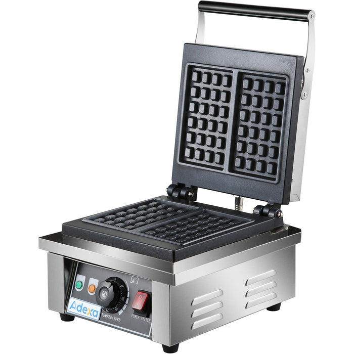 Commercial Waffle Maker 1.6kW 2 belgian waffles Countertop |  HWB3 Makfry