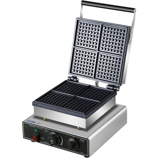 Commercial Waffle maker Mini Squares 2.2kW 4 Waffles |  HX2206 Makfry